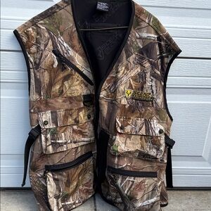 ScentBlocker Men's Realtree Camo Hunting Vest - Brown/Green